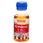 Чорнило WWM Canon CL-511С/CL-513С/CLI-521Y (Yellow) 100г (C11/Y-2)