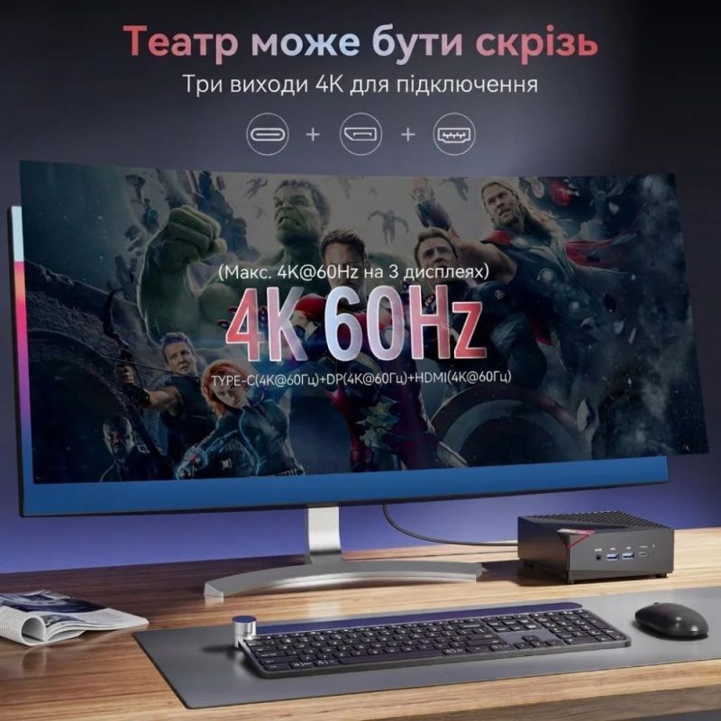 Неттоп NiPoGi AM06 Pro (794969091659)