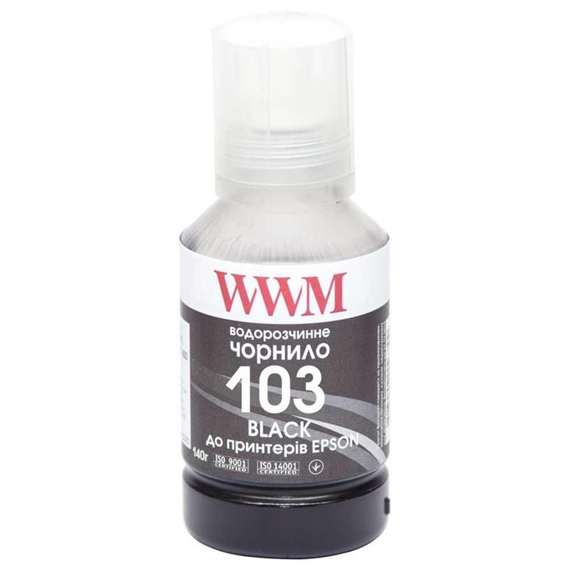 Чорнило WWM Epson L3100/3110/3150 (Black) 140г (E103B)