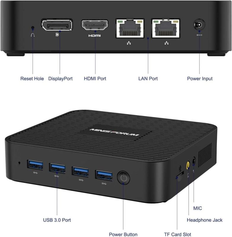 Неттоп Minisforum GK41 (799132576056)