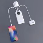 УМБ Dudao 10000mAh K12 22,5W PD,QC 2xUSB-A,USB-C In/Out White (6976625333875)