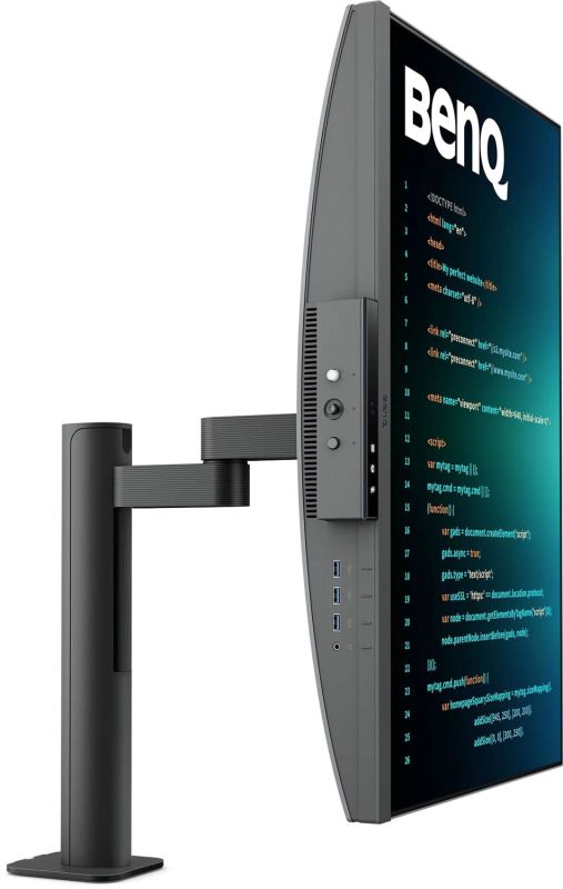 TFT 28.2" BenQ RD280UA, IPS, 3840x2560, 3:2, USB-C, HDMI, DP, HAS, ерго стійка, кол., металік-сірий (9H.LM2LJ.TBE)