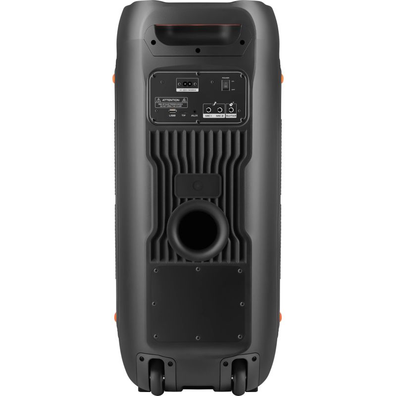 Акустична система 2.0 Defender Boomer 120, 120Вт  BT/FM/TF/USB/MIC/LED, чорна (65127)