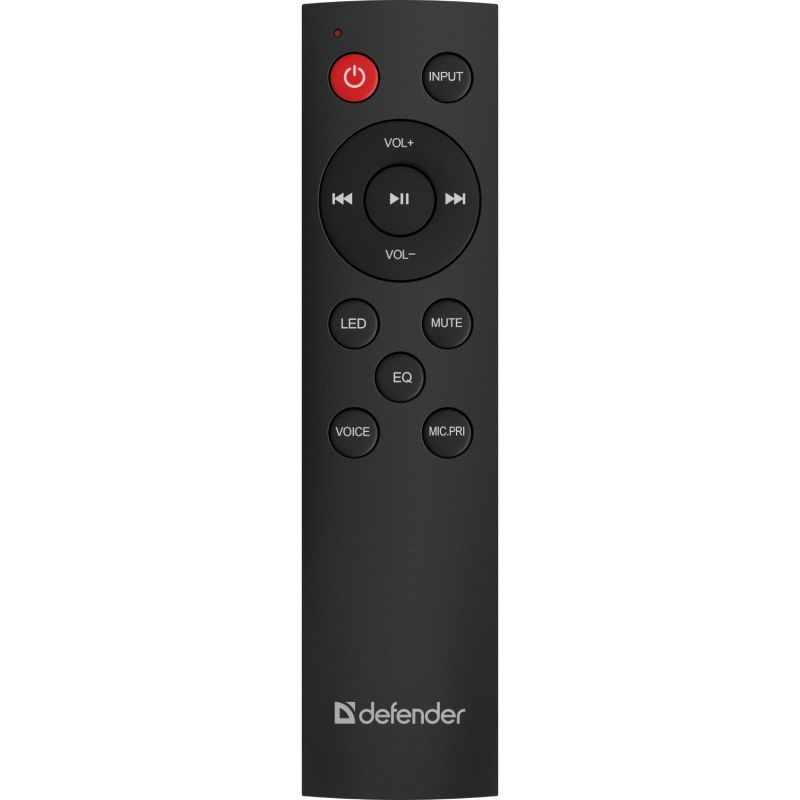 Акустична система 2.0 Defender Boomer 120, 120Вт  BT/FM/TF/USB/MIC/LED, чорна (65127)