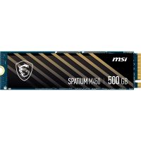 SSD 500Gb MSI SPATIUM M450 M.2 2280 PCIe NVMe Gen 4x4 3D NAND, Retail (S78-440K380-P83)