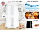 Електрочайник Adler AD 1345 white 1850-2200Вт/ 1.7л/ STRIX/ встановлення температури/ (AD1345W)
