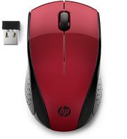 Мишка бездротова HP 220, 3 кн., 1600 dpi, чорно-червона (7KX10AA)