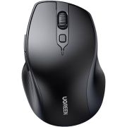 Мишка UGREEN 2.4GHz+Bluetooth MU101, бездротова, 4000dpi., 5кн., чорна (90395)