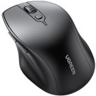 Мишка UGREEN 2.4GHz+Bluetooth MU101, бездротова, 4000dpi., 5кн., чорна (90395)