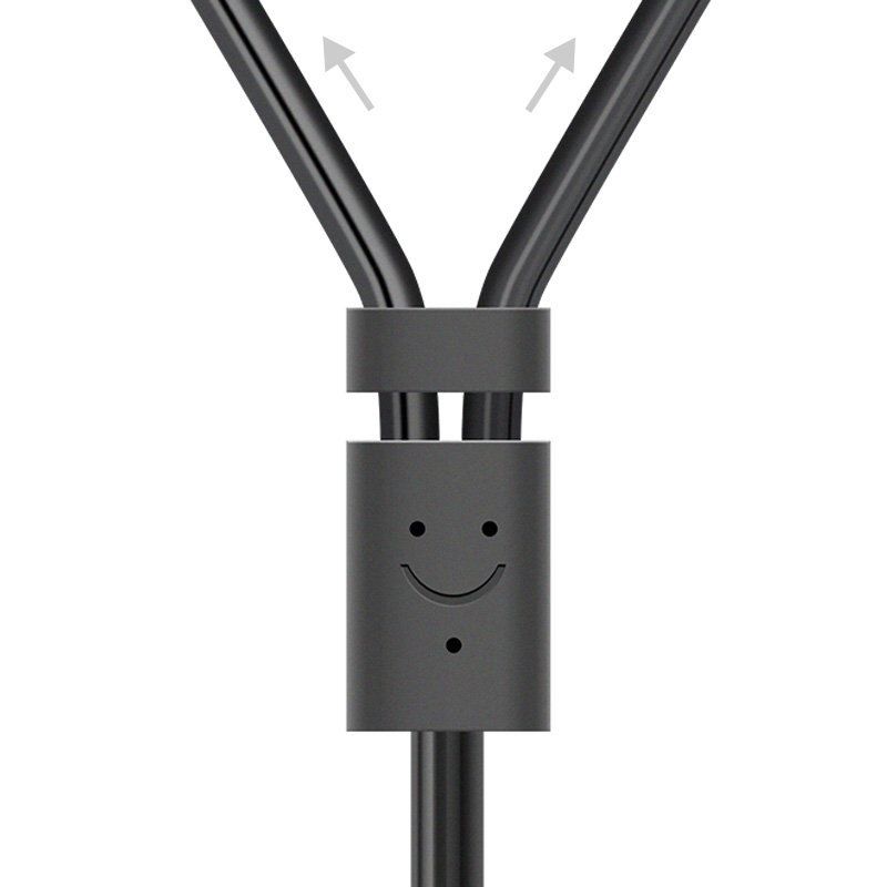 Кабель AUX Audio TRS - RCAx2 M/M 0.25м UGREEN AV102 Сірий (10561)
