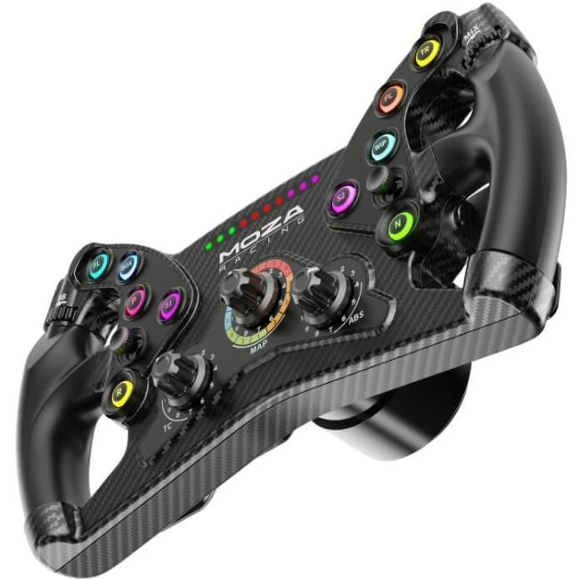 Кермо MOZA Racing KS Steering for PC, 30см., 10кн., RGB (RS047_Moza)