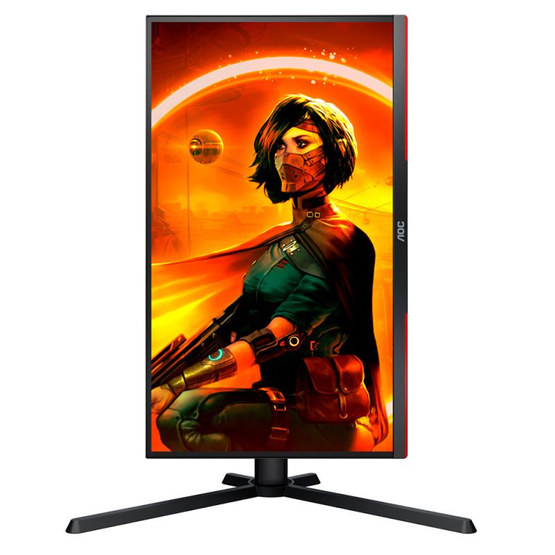 TFT 24.5" AOC 25G3ZM/BK, VA, 240Гц, 0,5 мс, 2х HDMI, DP, USB-hub, HAS, Pivot, чорний (25G3ZM/BK)