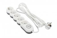 Фільтр живлення 2Е 5хSchuko, 3 м, білий (2E-U05VESM3W)
