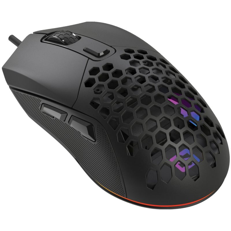 Мишка Sandberg FlexCover 6D Gamer Mouse RGB, ігрова, 12800 dpi., 6кн.Huano чорна (640-28)
