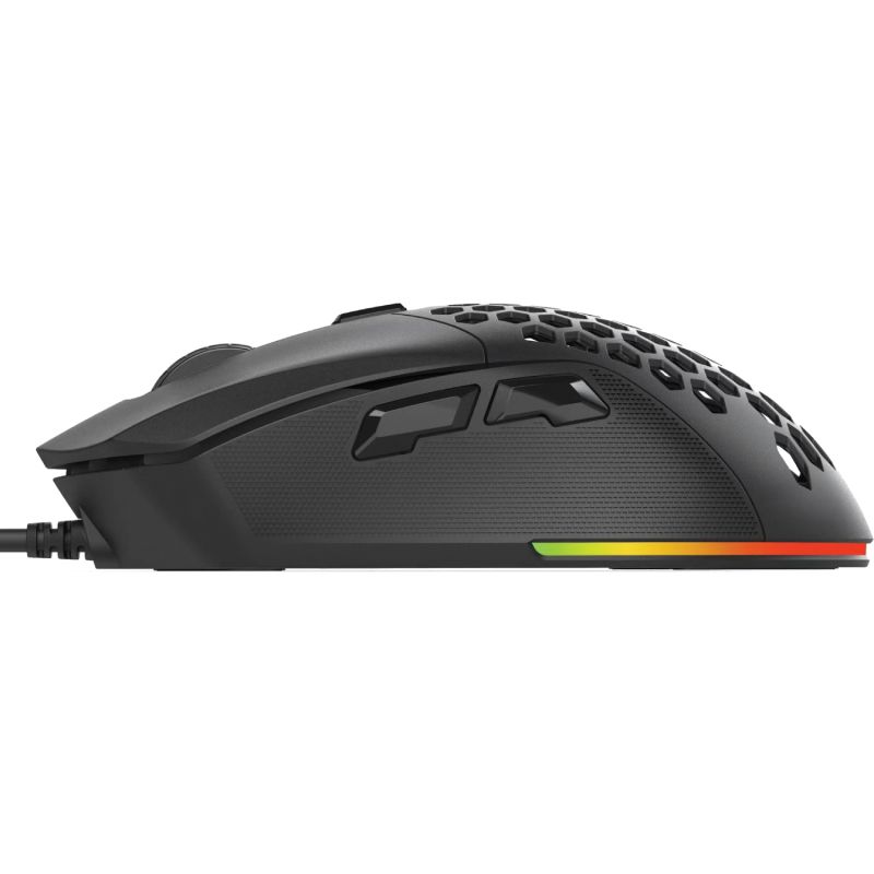 Мишка Sandberg FlexCover 6D Gamer Mouse RGB, ігрова, 12800 dpi., 6кн.Huano чорна (640-28)