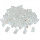 Конектор RJ 45 Cablexpert 8P8C, Cat.6, із позолоченими контактами (50 шт/уп) (LC-8P8C-002/50)