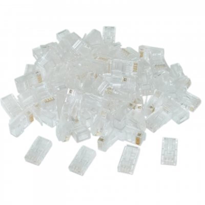 Конектор RJ 45 Cablexpert 8P8C, Cat.6, із позолоченими контактами (50 шт/уп) (LC-8P8C-002/50)