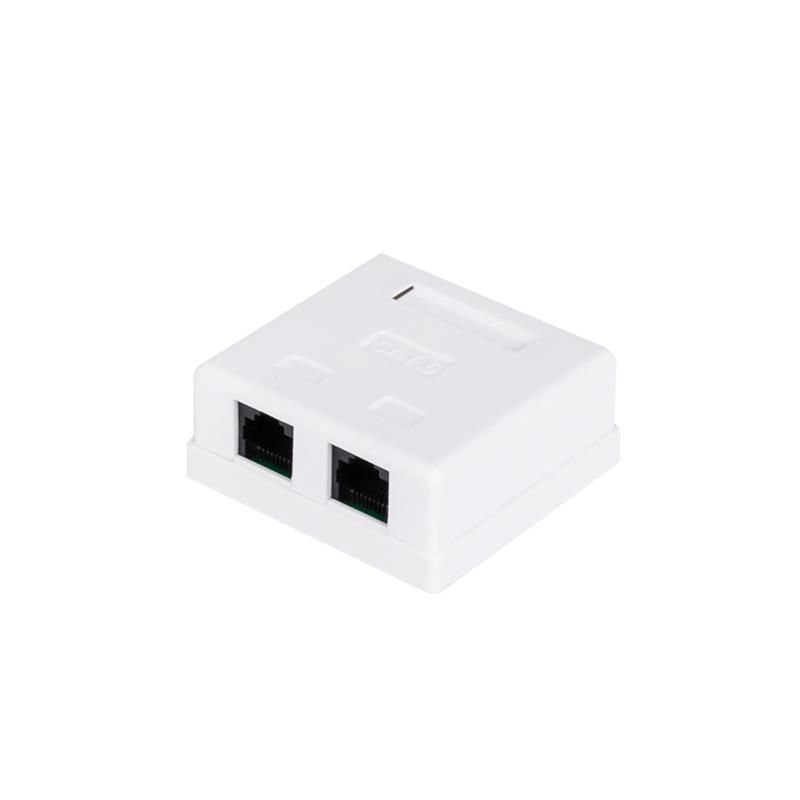 Розетка Atcom внешняя UTP сat 6 2хRJ45 (60252)
