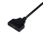 Кабель-разветвитель Atcom HDMI - 2хHDMI (M/F), 0.1 м, Black (10901)