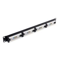 Патч-панель Atcom 19" 24хRJ-45 UTP 1U cat.5е (P5124)
