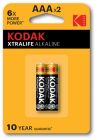Батарейка Kodak XtraLife AAA/LR03 BL 2шт (30413399)