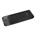 Флеш-накопитель USB3.2 128GB Type-C Kingston DataTraveler 70 Black (DT70/128GB)