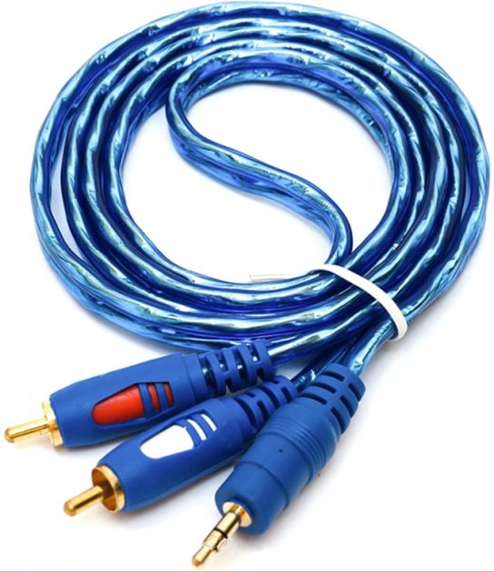 Кабель AUX Audio TRS - RCAx2 M/M 1.5м Premium (S0662)