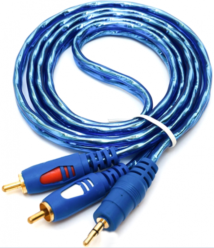 Кабель AUX Audio TRS - RCAx2 M/M 3.0м OEM (S0663)