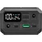 УМБ Sandberg 27000mAh Laptop DC12–24v 84W,100W PD, QC3.0, USB-A, 2xDC, 2xUSB-C, QI-10W, PowerThru (421-13)