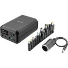 УМБ Sandberg 27000mAh Laptop DC12–24v 84W,100W PD, QC3.0, USB-A, 2xDC, 2xUSB-C, QI-10W, PowerThru (421-13)