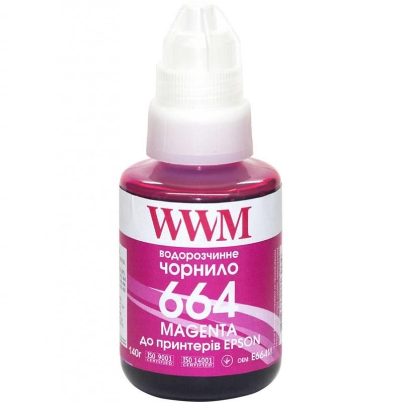 Чернила WWM Epson L110/210/300 Magenta 140г (E664M)