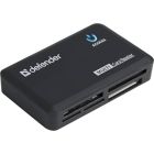 Универсальный картридер Defender Optimus USB 2.0 Black 5 слотов (83501)