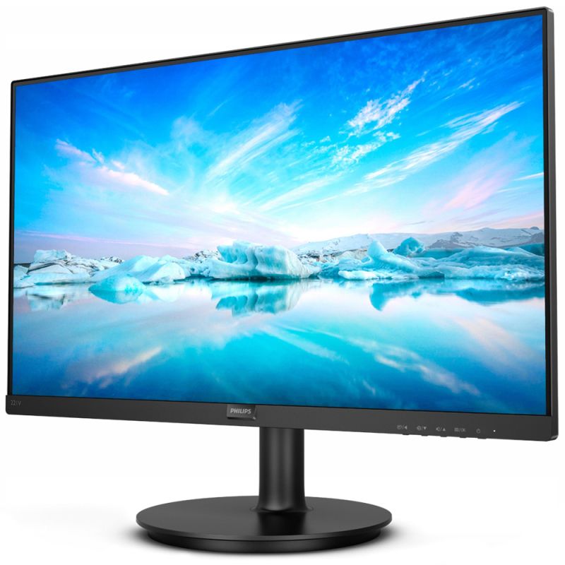 TFT 21.5" Philips 221V8, VA, VGA, HDMI, чорний (221V8/00)