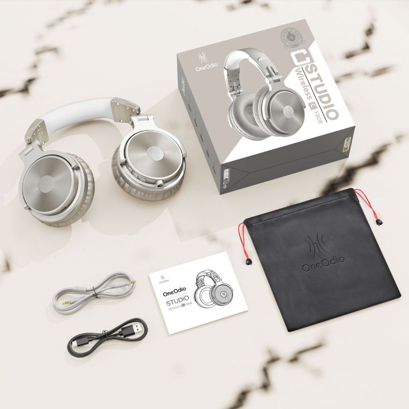 Гарнітура OneOdio Studio Pro C, Bluetooth+3,5мм, Silver (Pro C Silver)
