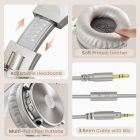 Гарнітура OneOdio Studio Pro C, Bluetooth+3,5мм, Silver (Pro C Silver)