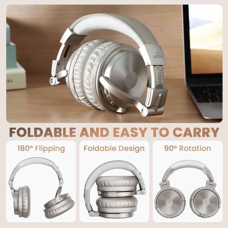 Гарнітура OneOdio Studio Pro C, Bluetooth+3,5мм, Silver (Pro C Silver)