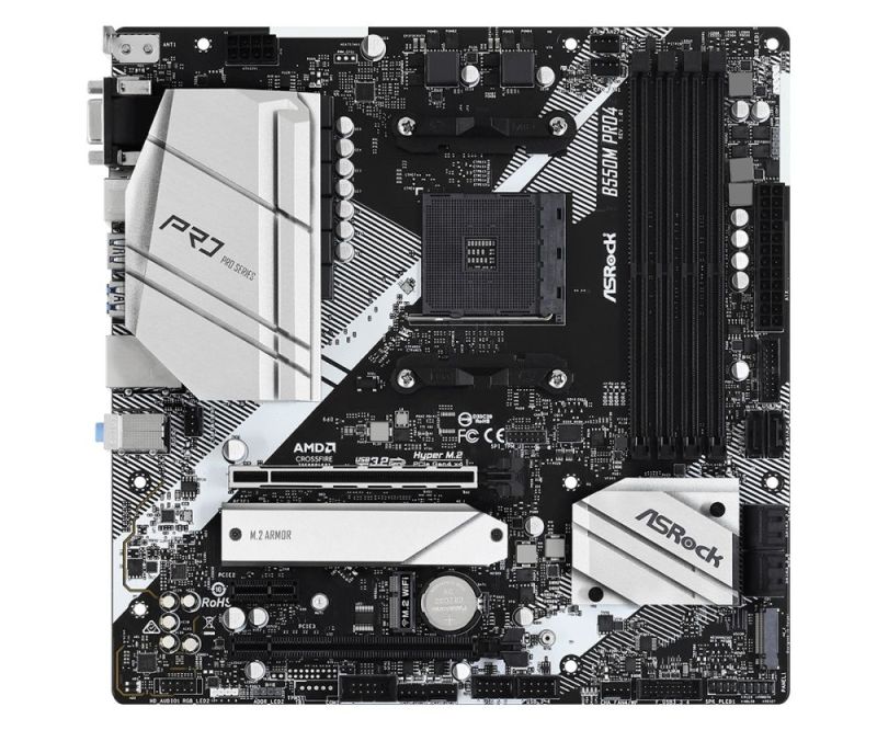 Материнська плата ASRock Socket AM4 (B550M Pro4)