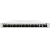 Комутатор Mikrotik CRS354-48P-4S+2Q+RM, 48xGE PoE+,4xSFP+, 2xQSFP+, 750W max, L3 (CRS354-48P-4S+2Q+RM)