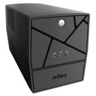 Джерело безперебійного живлення NJOY (UPLI-LI200KE-CG01B) Lin.int., AVR, 4 x евро, пластик (Keen 2000)