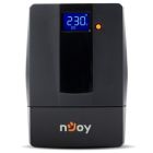 ИБП NJOY Horus Plus 800 (PWUP-LI080H1-AZ01B) Lin.int., AVR, 2 x евро, USB, LCD, пластик (Horus Plus 800 USB)