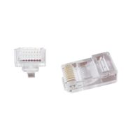 Конектор RJ 45 Cablexpert з наскрізними отворами (100 шт/уп) (LC-PTU-01/100)