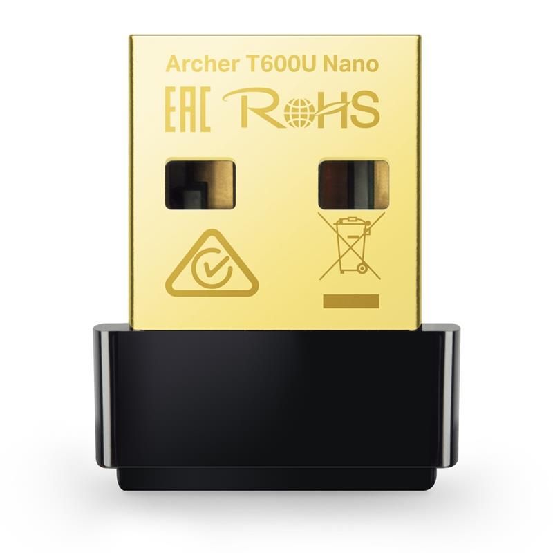Беспроводной адаптер TP-Link (AC600, mini) (Archer T600U Nano)