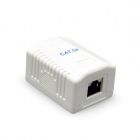 Розетка Cablexpert RJ-45, Cat5е, зовнішня, біла (NCAC-1U5E-01)