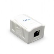 Розетка Cablexpert RJ-45, Cat5е, зовнішня, біла (NCAC-1U5E-01)