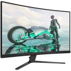 TFT 31.5" Philips 32M2C3500L, QHD, Fast VA, 180hz, вигнутий, 2хHDMI, DP, темно-сірий (32M2C3500L/00)