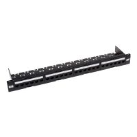 Патч-панель ATcom 19" 24хRJ-45 UTP 1U cat.6, в сборе (P6148)
