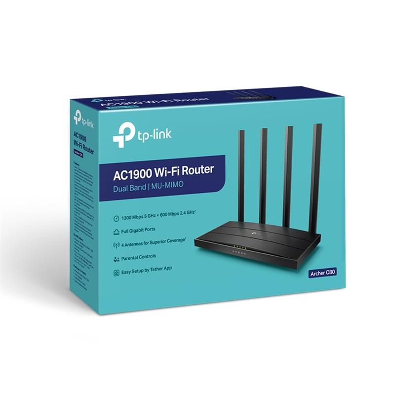 Бездротовий маршрутизатор TP-Link Archer C80 (ARCHER C80)