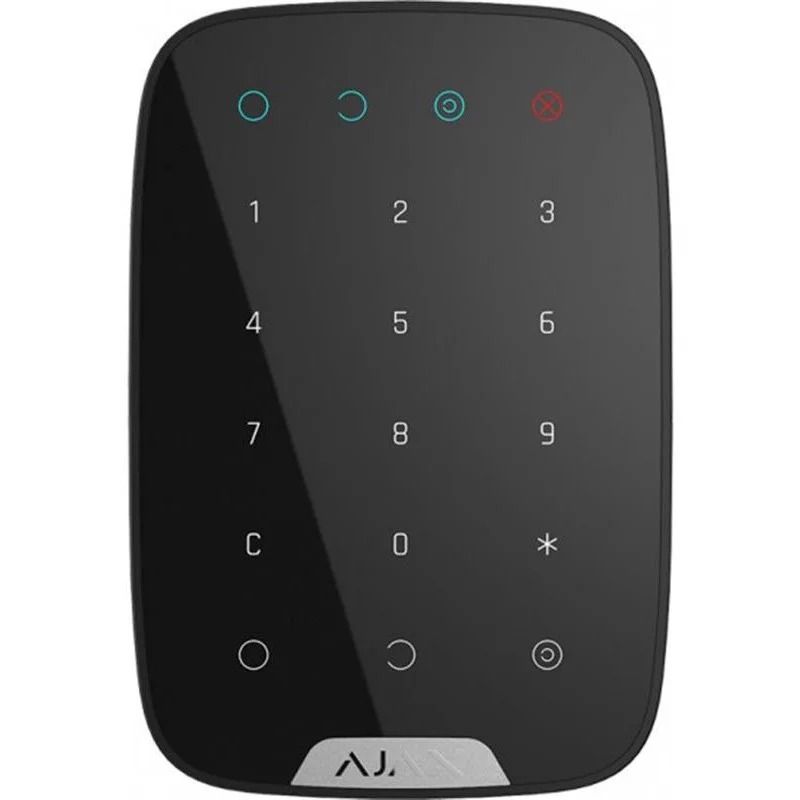 Бездротова сенсорна клавіатура Ajax KeyPad Black (38248.12.BL1) (8722.12.BL1)