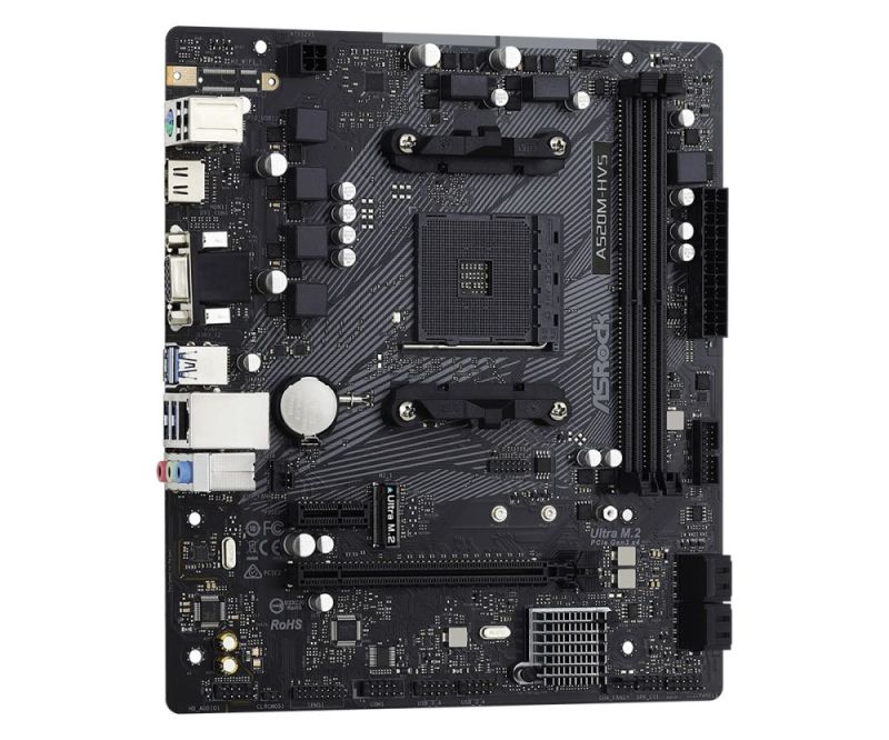 Материнська плата ASRock Socket AM4 (A520M-HVS)