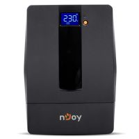 Джерело безперебійного живлення NJOY Horus Plus 1000 (PWUP-LI100H1-AZ01B), Lin.int., AVR, 4 x евро, USB, LCD, пластик (Horus Plus 1000 USB)